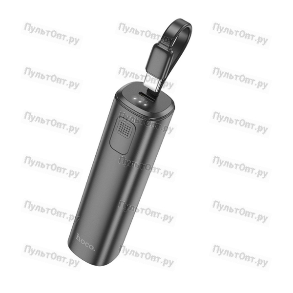 Аккумулятор внешний Hoco J113 Energy-bar, 5000mAh, пластик, алюминий, 1 USB выход, кабель Type-C, 2.