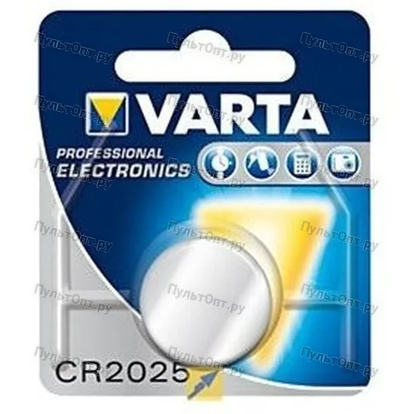 Эл. пит. CR2025 BL1 Varta (10)