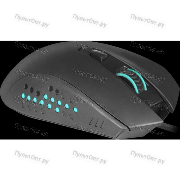 Мышь Redragon Gainer, черный, USB, игровая, кабель 1,5м.