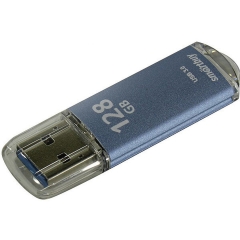 USB 3.0 128GB Smartbuy V-Cut пластик синий