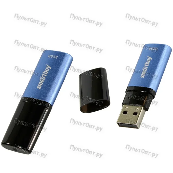 USB 32GB Smartbuy X-Cut голубой
