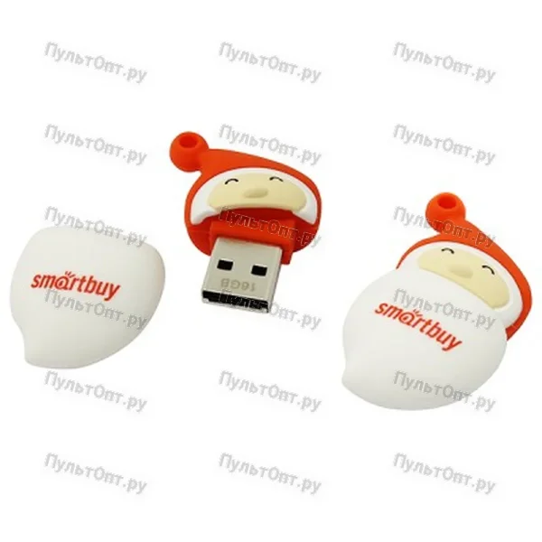 USB 16GB Smartbuy Wild series Санта-А белый