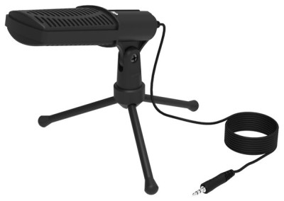 Микрофон Ritmix RDM-125, черный, настольный, шнур 1.8м (1/40)