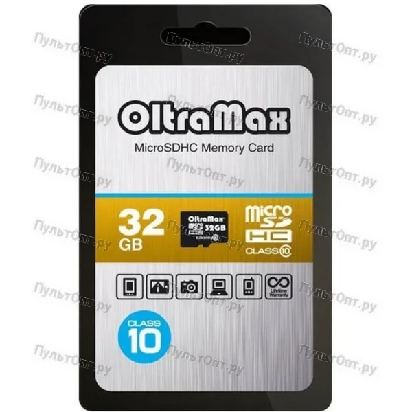 MicroSD 32GB OltraMax Class 10 без адаптера