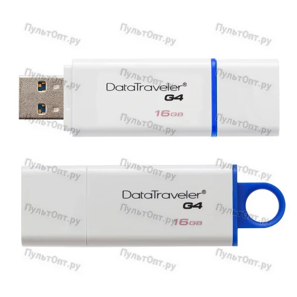 USB 3.0 16GB Kingston DTIG4 белый/синий