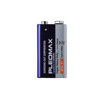 Батарейка Pleomax Super Крона 6F22 Shrink 1 Heavy Duty 9V (1/50/200/10400)
