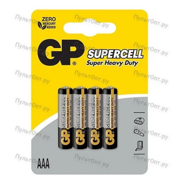 Эл. пит. AA сол. BL04 GP Supercell Heavy Duty (72)