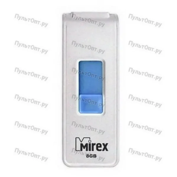 USB 8GB Mirex SHOT белый (ecopack)