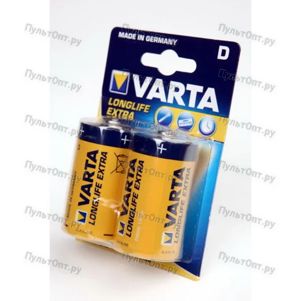 Эл. пит. D alkaline BL2 Varta LONGLIFE (20)