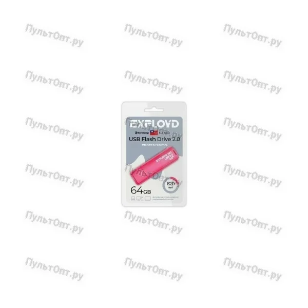 USB 64GB Exployd 620 красный