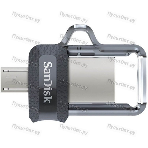 USB 3.0 64GB SanDisk Ultra Android Dual Drive OTG чёрный