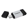 USB 3.0 32GB Kingston DataTraveler 80 чёрный/серебро