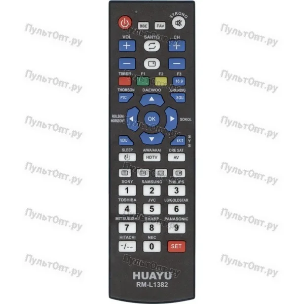 Универсальный пульт Huayu для TV RM-L1382 (RTV-3)