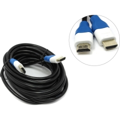 Кабель Smartbuy K-351 HDMI (m)-HDMI (m) 5.0м силикон ver.1.4 черный (1/12/50)