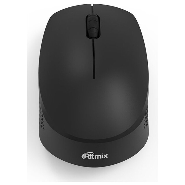 Мышь Ritmix RMW-502 BLACK беспроводная чёрная (1/100)