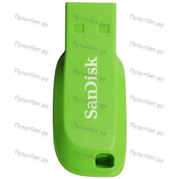 USB 64GB SanDisk Cruzer Blade зелёный