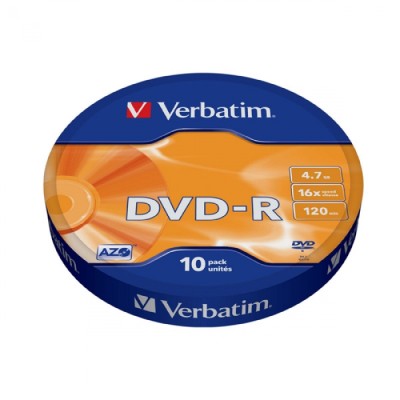 Диск Verbatim DVD-R 4.7 GB (16х) CB-10 (200)