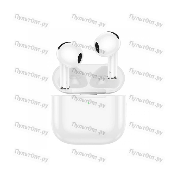 Наушники внутриканальные Borofone BW83 True, пластик, микрофон, bluetooth 5.4, цвет: белый (1/22/132