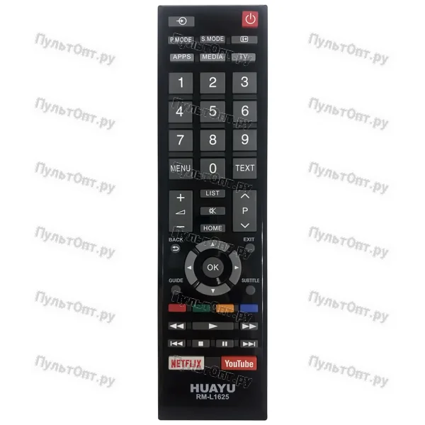 Универсальный пульт Huayu для Toshiba RM-L1625