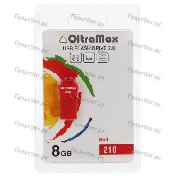 USB 8GB OltraMax 210 красный