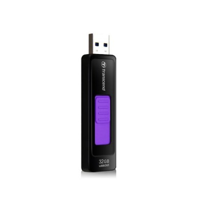 USB 3.0 32GB Transcend JetFlash 760 чёрный/голубой