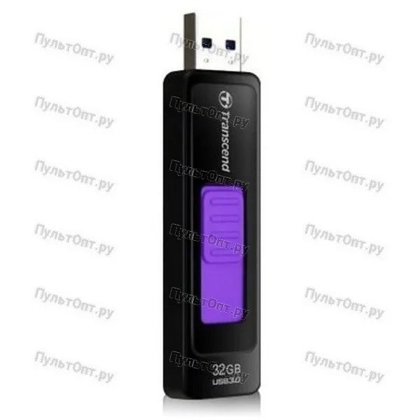 USB 3.0 32GB Transcend JetFlash 760 чёрный/голубой