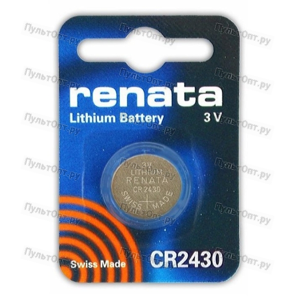Эл. пит. CR2430 BL1 Renata (10)