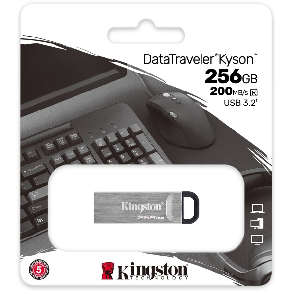 USB 3.2 256GB Kingston DataTravele Kyson металл