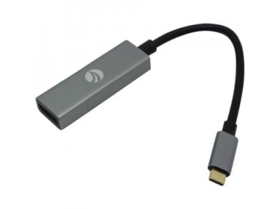 Aдаптер USB 3.1 Type-Cm --> DP(f) , 4K@60Hz, PD charging, Aluminum Shell, VCOM <CU453> (1/72)