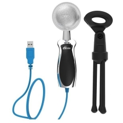 Микрофон Ritmix RDM-127 USB, черный, настольный, шнур 1.5 м