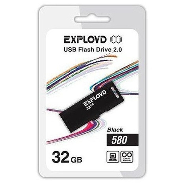 USB 32GB Exployd 580 чёрный
