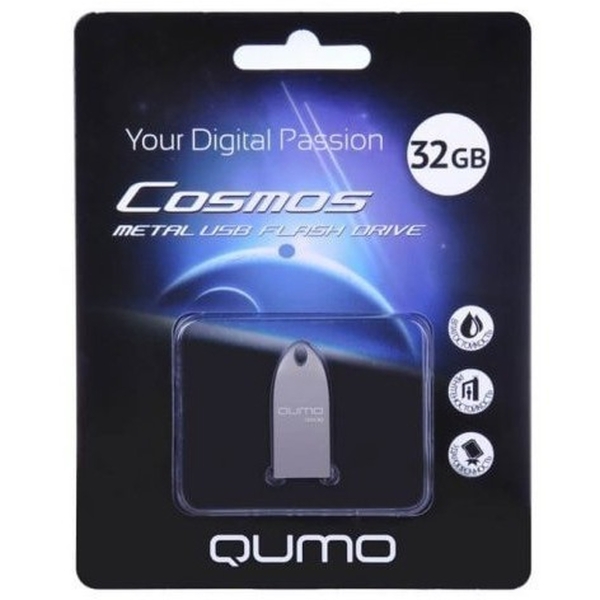 USB 32GB Qumo Cosmos серебро