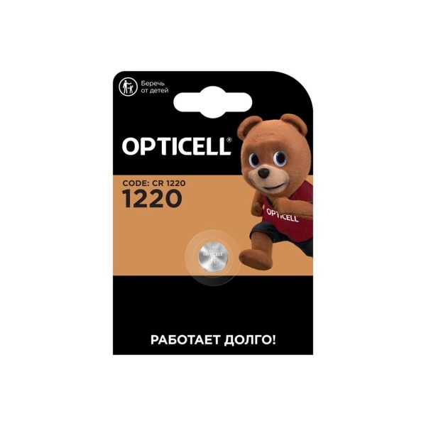 Элемент питания OPTICELL SPECIALTY CR1220 BL1 (1/20)