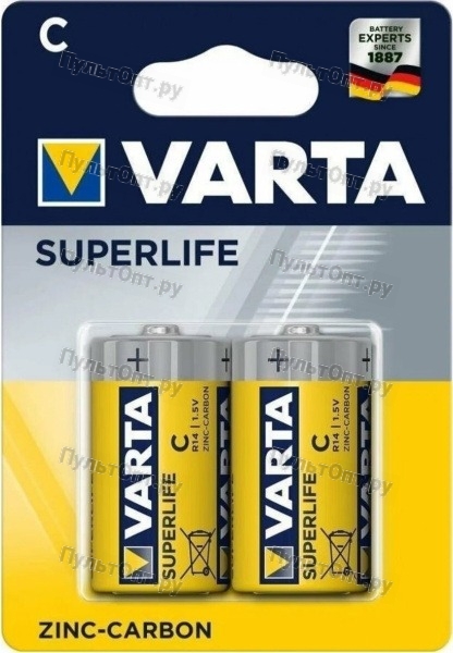 Эл. пит. C сол. BL2 Varta SuperLIFE (24)