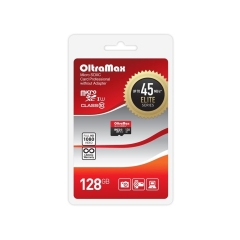 MicroSD 128GB OltraMax Class 10 Elite UHS-I (45 Mb/s) без адаптера