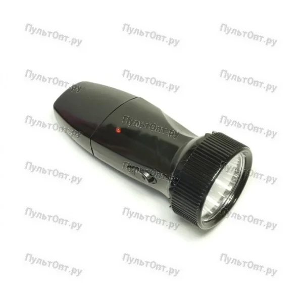 Фонарь туристический Спутник АF200 5LED прямая подзарядка черный