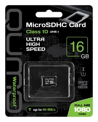 MicroSD 16GB Qumo Class 10 UHS-I без адаптера