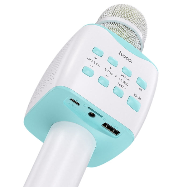 Микрофон-динамик Hoco BK5 Cantando karaoke microphone (синий)
