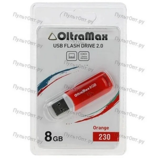 USB 8GB OltraMax 230 оранжевый