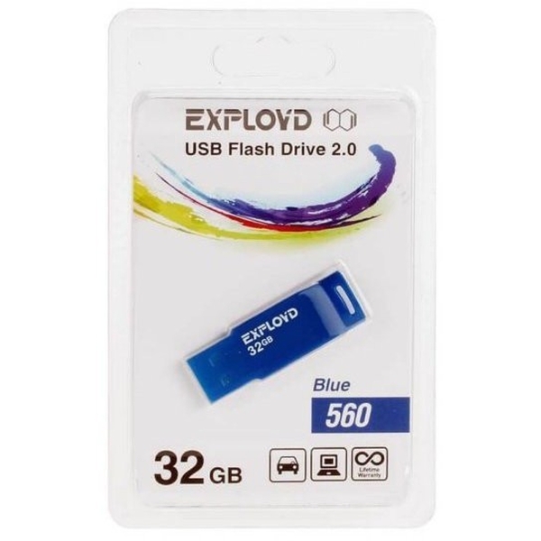 USB 32GB Exployd 560 синий