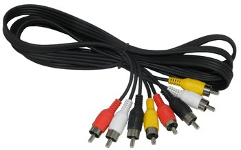 Аудио видео кабель 4 RCA - 4 RCA 1,5 м (10)