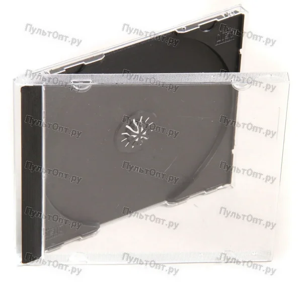 Футляр для 1CD 10 мм (чёрный) (200) BLACK TRAY