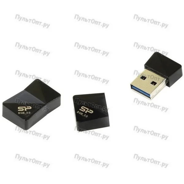 USB 3.0 8GB Silicon Power Jewel J08 чёрный