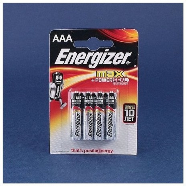 Эл. пит. AAA alkaline BL04 Energizer Max (48)