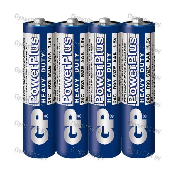 Эл. пит. AAA сол. SR4 GP PowerPlus Heavy Duty (40)