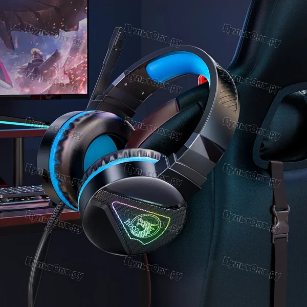 Наушники Hoco W104 Drift gaming headphones (синий)