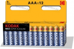 Эл. пит. AAA alkaline BL12 Kodak MAX (120)