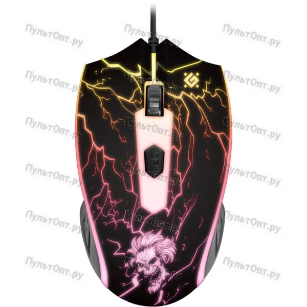 Проводная игровая мышь Defender Thunderbolt GM-925 4 кнопки,1200-7200dpi (1/40)