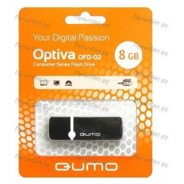 USB 8GB Qumo Optiva 02 чёрный
