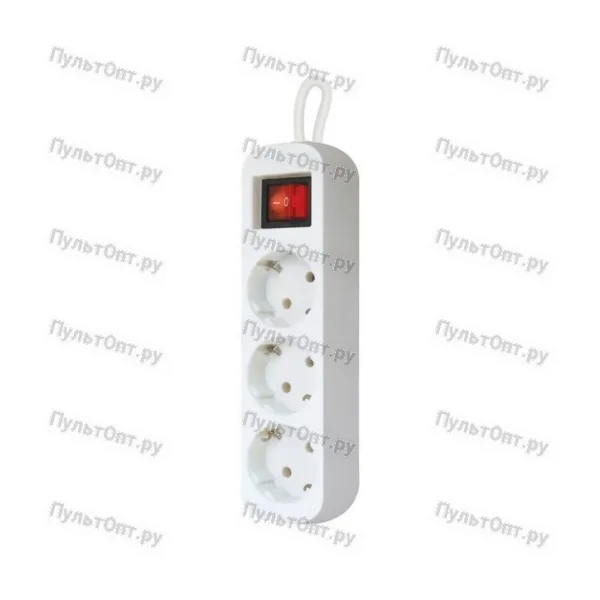 Удлинитель 5м 3гн зем Defender S350, с выкл (1/30)